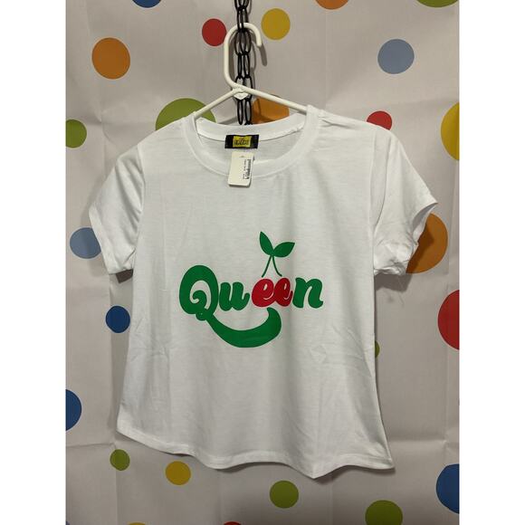 NWT Love Highlight “Queen” 🍒Tee Size Small - Picture 8 of 10
